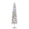 Glitzhome® 6ft Pre-Lit Flocked Artificial Christmas Tree, Warm White Lights
